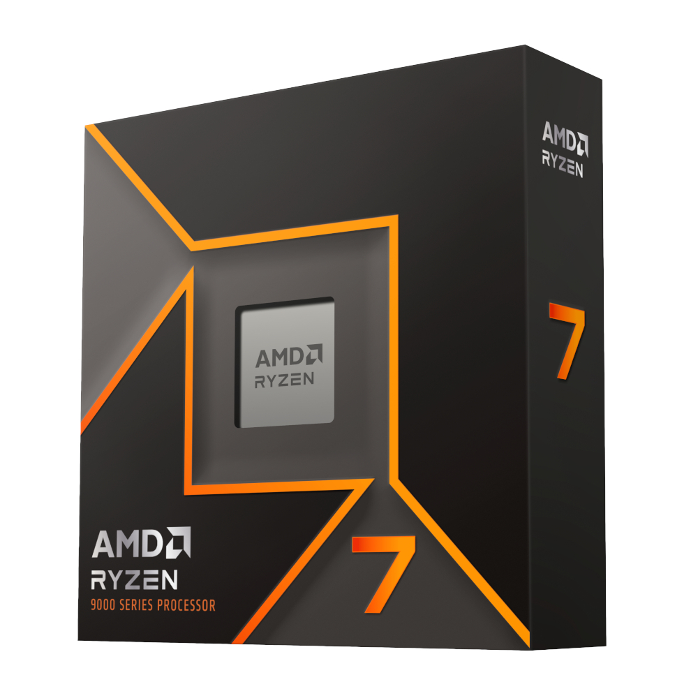 100-100001404WOF_wr_01a AMD RYZEN 7 9700X 8-Core 3.8GHz AM5 CPU - Image 1