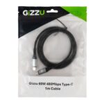 GIZZU 60W 480Mbps Type-C 1m Cable - Image 4