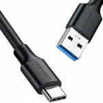 UGREEN Type-C to USB-A 3.0 Cable 1.5m – Fast Charging 3A, 5Gbps Sync – Black - Image 2