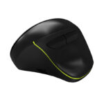 Port Connect Wireless Rechargeable Ergonoc Mouse Bluetooth- Black - Image 4