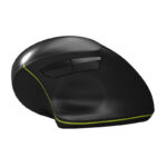 Port Connect Wireless Rechargeable Ergonoc Mouse Bluetooth- Black - Image 5