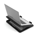 Port Ergonomic Notebook Cooler Pro, with Dual Fans and USB Ports - Image 5
