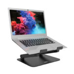 Port Connect Ergonomic Aluminium Notebook Stand - Image 4