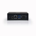 Port USB Type-C to 1 x RJ45|2 x USB3.1 Gen1|2 x HDMI|1 x Type-C|1 x USB3.1 Gen1 | Apple Charging 2.4A|1 x Aux Dock - Black - Image 3