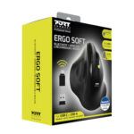 Port Connect 2.4GHz Wireless ERGO SOFT Bluetooth Rechargeable Mouse - Image 3