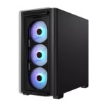 Asus A23 PLUS ARGB Micro-ATX Gaming Chassis - Black - Image 3