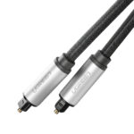 UGREEN AV108 Male to Male Toslink Optical Audio Cable 2m–Grey - Image 2