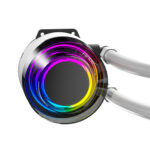 Antec VORTEX LUM 360 ARGB AIO CPU Liquid Cooler - White - Image 4