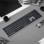Keychron B6 Pro Ultra-Slim 100% Wireless Keyboard – Space Grey - Image 3