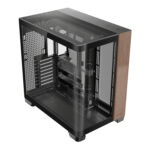 Antec C8 Curved Wood E-ATX | ATX | Micro-ATX | ITX Dual Chamber Gaming Chassis - Black - Image 5
