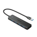 UGREEN 4-in-1 USB 3.0 Hub - High-Speed 5Gbps Data Transfer - Grey - Image 2