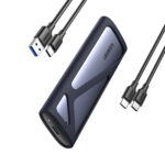 UGREEN CM400-90264 M.2 NVME/SATA SSD Enclosure (10Gbps) - Silver - Image 3