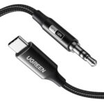 UGREEN USB Type-C to 3.5mm AUX Audio Cable 1M - Black - Image 3