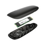 Asus Cobble M.2 SSD Type-C Enclosure and Crucial E100 480GB NVMe Bundle - Black - Image 5