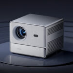 WANBO DAVINCI 1 PRO 1080P 650ANSI Android 11 Smart Home Theatre Projector - Silver - Image 5