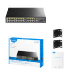 Cudy 16-Port Unmanaged PoE+ Switch - Rack Mount - Image 5
