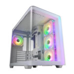 FSP M580 ARGB ATX Mid Tower Gaming Chassis - White - Image 2