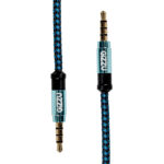 Gizzu 3.5mm AUX Cable 1.5m - Black/Blue - Image 2