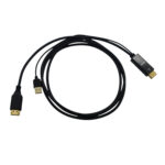 Gizzu 4K HDMI to DP Cable (1.8m) - Black - Image 2