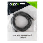 GIZZU 240W 480Mbps Type-C 2m Cable - Image 4