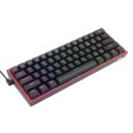 Redragon K616 FIZZ Pro 61-Key RGB Mechanical Gaming Keyboard – Black (60%, RGB, Wireless/Wired, Hot-Swappable) - Image 5
