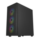 FSP M220 ATX Mid Tower Gaming Chassis - Black - Image 3