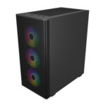 FSP M220 ATX Mid Tower Gaming Chassis - Black - Image 5