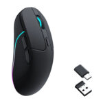 Keychron M3 RGB Wireless Optical Mouse – Black - Image 2