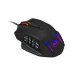 REDRAGON IMPACT 12400DPI MMO Gaming Mouse - Black - Image 3