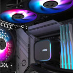 MSI MAG Coreliquid A13 240 AIO Liquid CPU Cooler - Black - Image 5