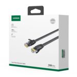 UGREEN NW102 Cat6 U/UTP Flat Ethernet Cable 10m - Black - Image 5