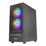 Antec NX410 V2 ATX | Micro-ATX | ITX ARGB Mid-Tower Gaming Chassis - Black - Image 3