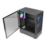 Antec NX410 V2 ATX | Micro-ATX | ITX ARGB Mid-Tower Gaming Chassis - Black - Image 5
