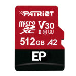 Patriot EP V30 A2 512GB Micro SDXC Memory Card (Without Adapter)
