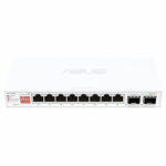 ASUS 8x2.5G + 2x10G SFP+ Unmanaged Network Switch- White - Image 4