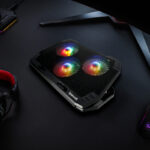 REDRAGON Dual USB 3 Fan RGB Gaming Notebook Stand - Image 5