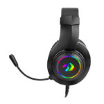REDRAGON Over-Ear HYLAS Aux (Mic and Headset)|USB (Power Only)
RGB Gaming Headset - Black - Image 4