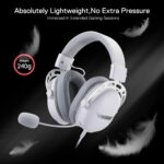 REDRAGON Over-Ear AURORA Gaming Headset - White - Image 3