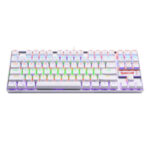 REDRAGON KUMARA Mechanical 87 Key|RGB Backlit Gaming Keyboard - White - Image 3