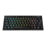 REDRAGON Horus Mini Pro 61Key Wireless Bluetooth Red Switch RGB Low Profile Gaming Mechanical Keyboard - Black - Image 5