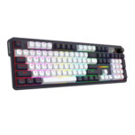 Redragon K762WB-RGB-PRO LCD Full-size Gasket Mechanical Keyboard - Black