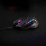 REDRAGON PREDATOR 4000DPI RGB Ergo Gaming Mouse - Black - Image 5