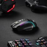 REDRAGON Enlightment 19000DPI RGB Wireless Gaming Mouse - Black - Image 5