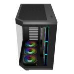 FSP U580 ARGB ATX Ultra Tower Gaming Chassis - Black - Image 4