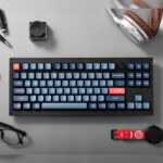 Keychron V3 Max QMK/VIA 80% Wireless Custom Mechanical Keyboard (Red Switch) – Carbon Black - Image 5