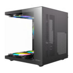 Antec VCX10M ARGB Micro-ATX | ITX Mini-Tower Gaming Chassis - Black - Image 3