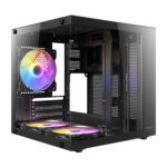 Antec VCX10M RGB Micro-ATX | ITX Mini -Tower Gaming Chassis - Black