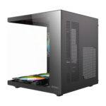 Antec VCX10M RGB Micro-ATX | ITX Mini -Tower Gaming Chassis - Black - Image 3