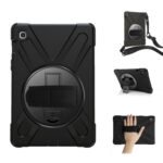 Port Designs Pro Shock 360 Rugged Protective and Rotative Folio for Samsung Galaxy Tab A9+ - Black