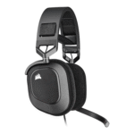 Corsair HS80 RGB USB Wired Over-Ear Gaming Headset — Carbon Black - Image 4